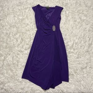 Enfocus Studio women’s Purple Dress, size 4